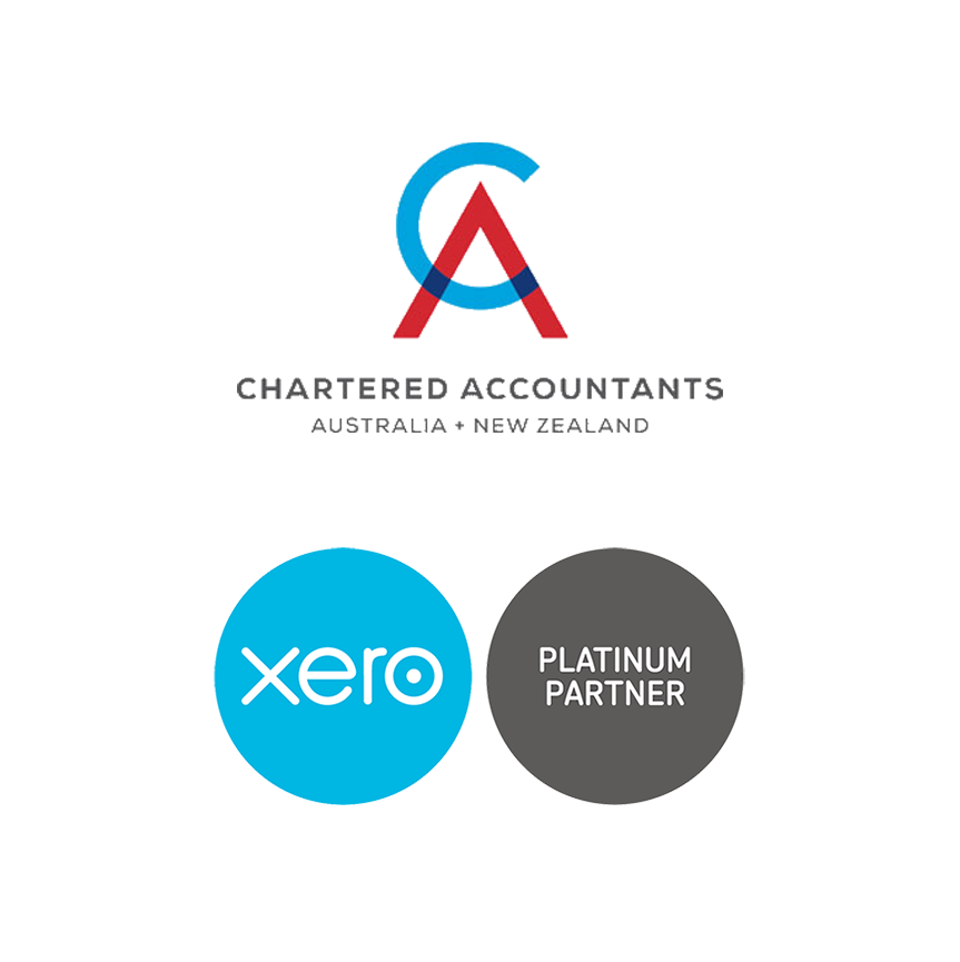CA AANZ logo + Xero Platinum partner